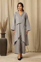 gray color dress