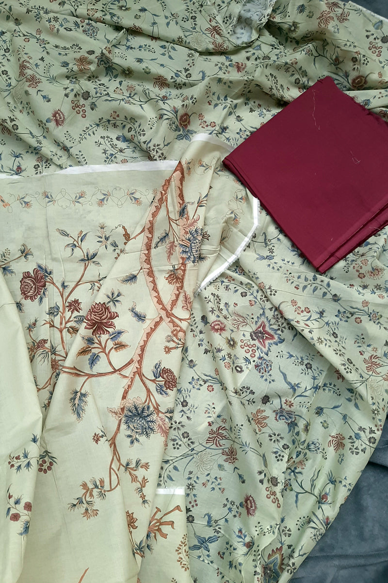 Kayseria 3pc lawn Unstitch