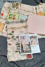 M/Basics Peach 3pc lawn Unstitch
