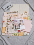 M/Basics Peach 3pc lawn Unstitch