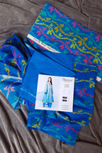 Bareeze lawn blue 3pc Unstitch