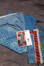 Gul Ahmed 3pc Blue lawn Unstitch