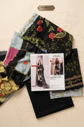 M/Basics black 3pc lawn Unstitch